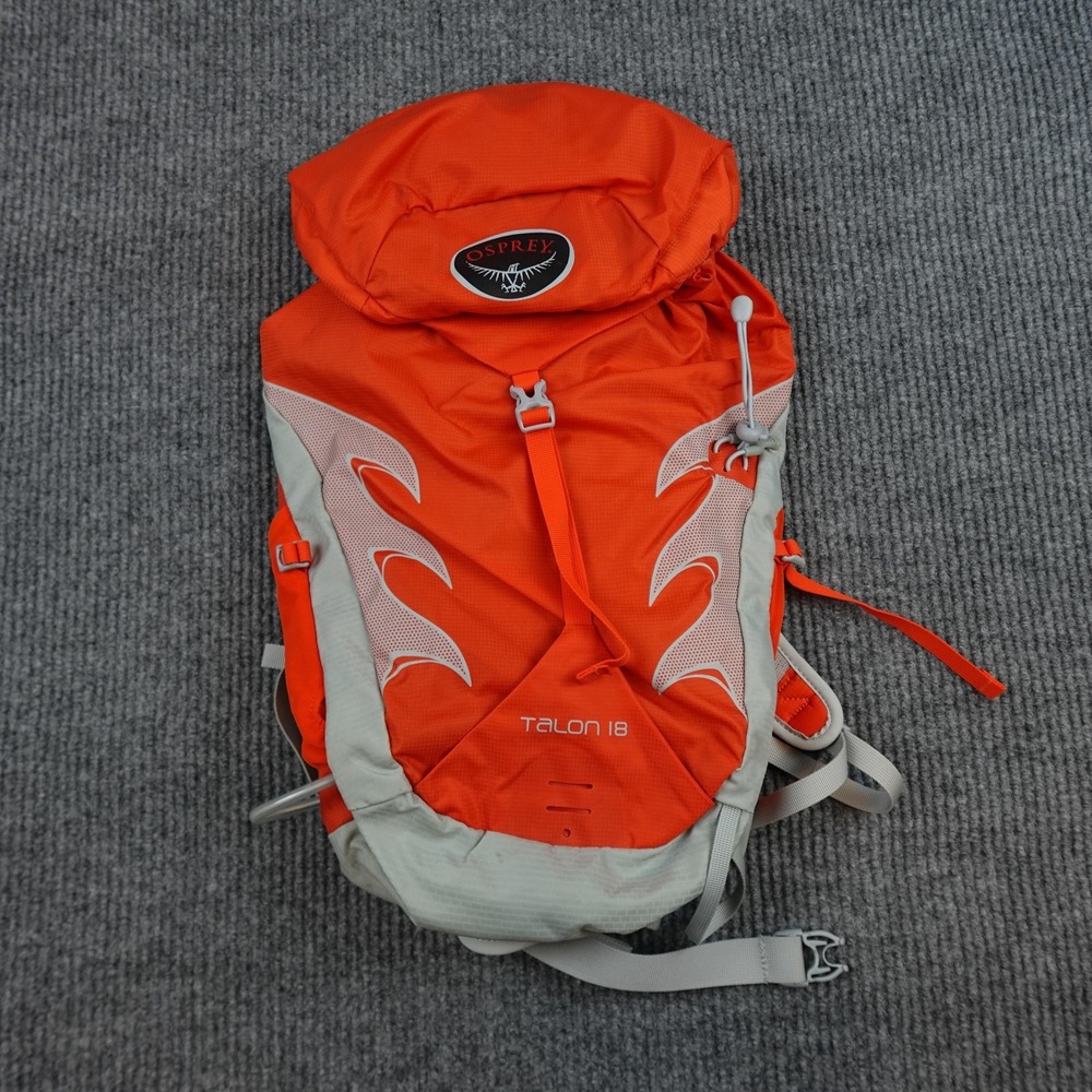 Osprey Talon 18 Backpack Mens Medium Orange Nylon Hiking Daypack Trail Pack